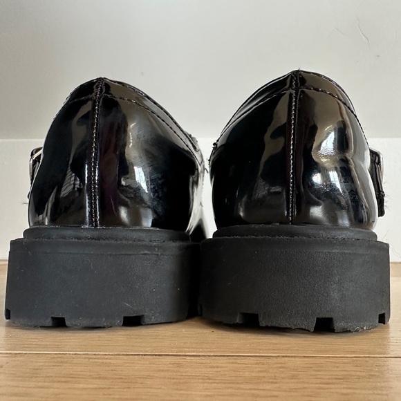Zara Girls T-Strap Mary Jane Platforms in Black Patent - Picture 4 of 9